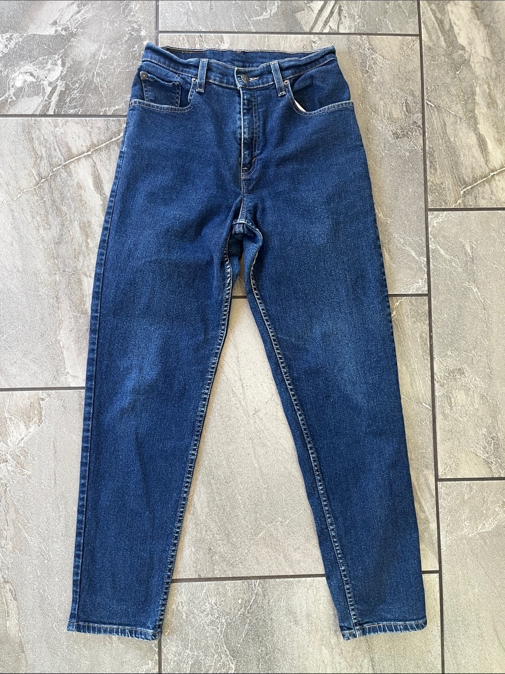 💙 Levi's Vintage 550 Jeans Relaxed Fit Tapered Leg Size 8 Cotton